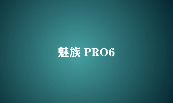 魅族 PRO6