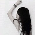 非主流女生全身背影头像