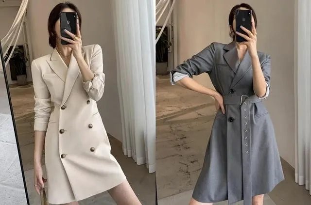西装裙怎么穿更好看?