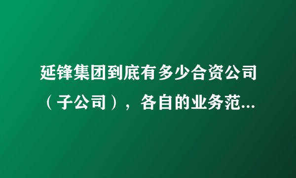 延锋集团到底有多少合资公司（子公司），各自的业务范围、特长和待遇如何？