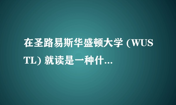 在圣路易斯华盛顿大学 (WUSTL) 就读是一种什么体验？