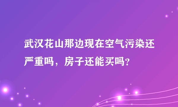武汉花山那边现在空气污染还严重吗，房子还能买吗？